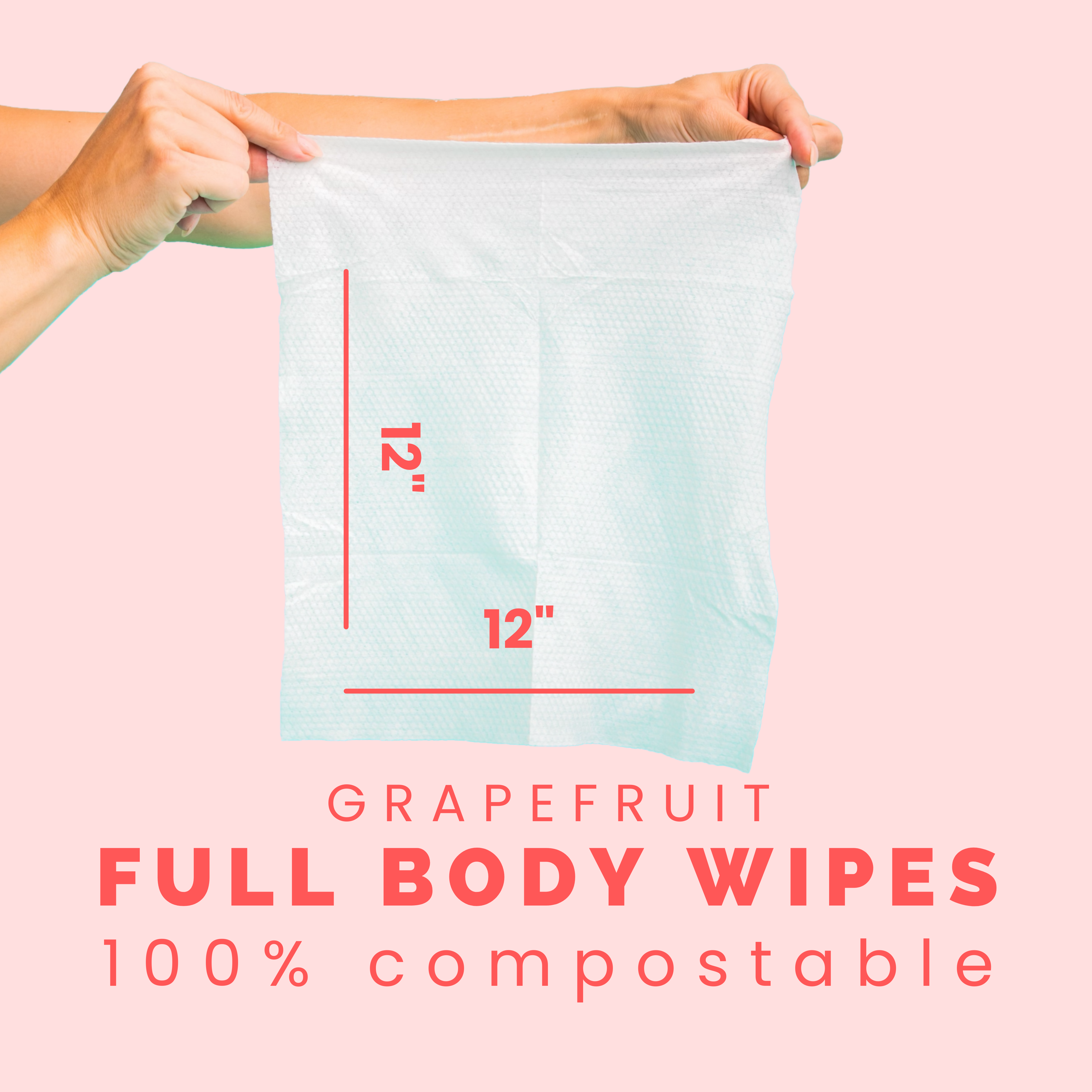 The Body Wipe (Grapefruit) - 20 Count